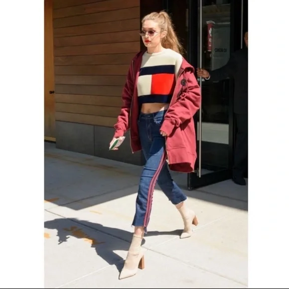 MOTHER • Insider Crop Step Fray Speed Racer High Waisted Size 24 - Picture 4 of 10